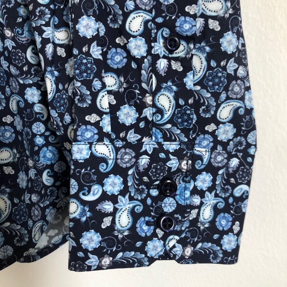 Robert Graham Men's Long Sleeve Button Down Shirt Sz. S Stretch Classic Fit - Picture 8 of 13